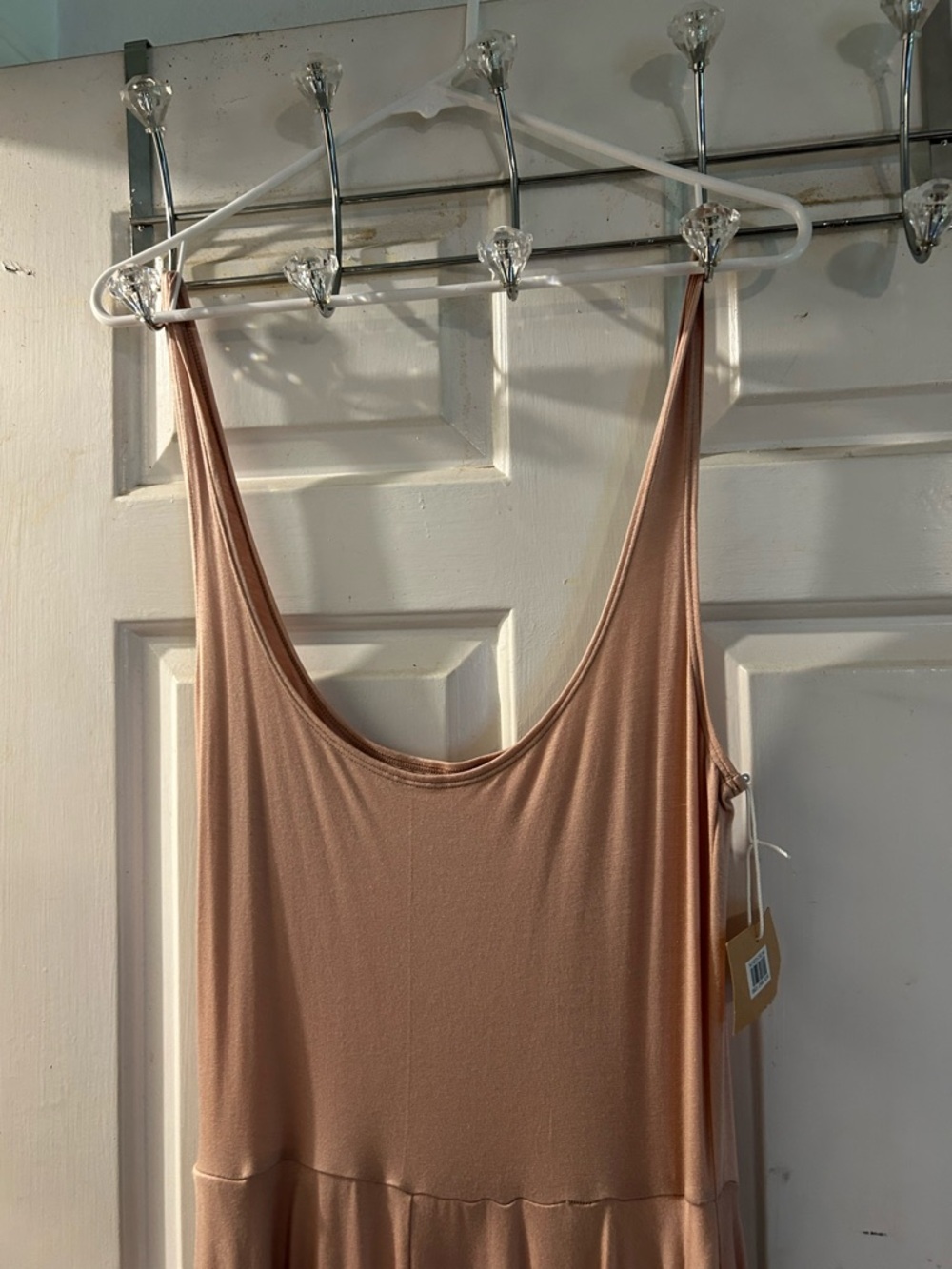 Reformation Scoop Neck Sleeveless Midi Dress in Dusty Rose - Picture 2 of 3